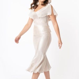 Stop staring silver screen dress